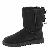 UGG Bailey Bow Ii, Stivali Classici, Donna, Nero, 39 EU
