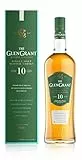 Glen Grant Glen Grant 10 Anni, Single Malt Scotch Whisky Scozzese, Invecchiato 10 Anni in Botti di Rovere, Astucciato, 40% Vol, Bottiglia in Vetro da 70 cl