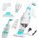 AIPER Aspiratore Piscina, Aspirapolvere per Piscina Senza Fili, Autonomia di 60 Minuti, Pulizia Profonda e Forte Aspirazione, Ideale per Piscine Fuori Terra e Interrate, Vasche Idromassaggio, Spa