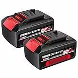 Confezione da 2 batterie di ricambio per Einhell da 18 V, PXC, 5,0 Ah, Power X-Change Volks. 2 batterie agli ioni di litio da 5,0 Ah, compatibili con tutti i dispositivi Einhell PXC
