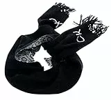 Calvin Klein Elevated Monogram Scarf Sciarpe, CK Black, One Size Donna