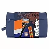 Gillette Fusion Set Da Regalo Rasoio Uomo + 3 Lamette Di Ricambio + Gel Da Barba Fusion Ultra Sensitive 200 ml + Astuccio Da Viaggio, Idea Regalo