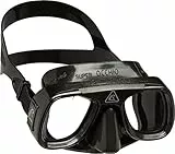 Cressi Superocchio Mask - Maschera Sub di Piccole Dimensioni e Minimo volume Interno Ideale per l'Apnea Profonda, Silicone Nero, Adulti Unisex