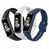 Mijobs 3 Pezzi Cinturino Compatibile per Samsung Galaxy Fit 2, Cinturino in Morbido, Traspirante, Resistente al Sudore Silicone Braccialetto Strap di Ricambio per Samsung Galaxy Fit 2 Braccialetto