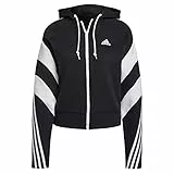 adidas W SCB FZ HD, Felpa con Cappuccio Donna, Black, M