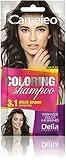 Cameleo - Shampoo Colorante – Black Brown - Aggiornamento del colore facile e veloce ''Tone In Tone''. - Senza ammoniaca e ossidanti – Shampoo in bustina - 40ml