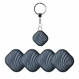 Nutale Findthing Localizzatore Trova Oggetti 4PCS Blu Smarriti e Chiavi con App per Cani, Bambini, Gatti, Bagagli, Portafogli, Batteria Sostituibile Impermeabile