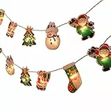 WWSUNNY Luci Albero di Natale da Appendere 3D,Luce per Finestra sospesa di Natale,Natalizio in Acrilico USB LED Luci Stringa,Luci Sospese 3D con Ventosa,Luci di Natale per Indoor Outdoor