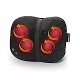 medisana CL 300 Cuscino da massaggio Shiatsu con funzione di calore, regolazione ergonomica individuale per la schiena con 4 teste di massaggio per spalle, schiena, gambe e collo