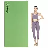 RYTMAT Tappetino Yoga Antiscivolo TPE 195×90cm 10mm Spesso Tappetino Palestra Grande Tappetino Fitness Ginnastica Pilates con Tracolla e Borsa