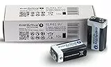EverActive - Batterie alcaline 9 V, confezione da 10 pezzi, Pro 6LR61 6F22, massima potenza, durata 5 anni, 10 pezzi