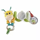 Chicco Fune Passeggio Mrs Giraffa, Spirale Passeggino Colorata a Forma di Giraffa, Gioco Passeggino con Sonaglio, Anello con Attività e Specchietto - Giochi Neonato e Bambini 6 Mesi - 3 Anni