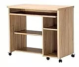 Marchio Amazon - Movian Severn - Postazione di lavoro mobile, 89 x 48 x 76 cm, colore quercia Sonoma