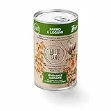 GUSTO SANO ZUPPA PRONTA BIOLOGICA – LEGUMI E FARRO - Senza Sale Aggiunto - Legumi in scatola reidratati e lessati – NON OGM – Comoda scorta da 6 confezioni x 400 gr.
