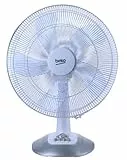Beko - EFT6100W - Ventilatore da Tavolo, Portatile, 55W, 3 Velocità, Oscillazione 95°, Inclinazione Regolabile - Bianco, ‎29 x 45 x h57,5 cm