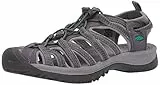 KEEN Whisper, Sandali Donna, Grigio (Medium Grey/Peacock Green), 40 EU