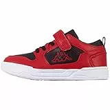 Kappa Lineup Low K Unisex Kids Scarpe per jogging su strada Unisex - Bambini e ragazzi, Rosso (Red/Black), 26 EU