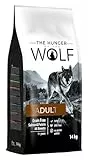 The Hunger of the Wolf Cibo secco per cani adulti di tutte le razze e cani con allergie, linea delicata senza cereali a base di salmone e patate - 14 kg