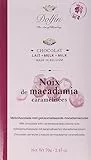Dolfin Cioccolato al Latte con Noci Macadamia Caramellate - Cioccolato Ricco e Cremoso con Pezzetti di Noci Croccanti - Regalo a Golosi - Senza Aromi Artificiali - Prodotto in Belgio, Barretta da 70g