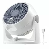 Woozoo, Ventilatore da tavolo silenzioso, potente e portatile, 23m², Portata 12 m, Inclinazione verticale, La camera - Woozoo PCF-HD18N - Bianco