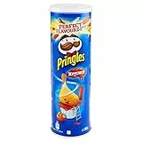 1 x TUBO PATATINE PRINGLES AL GUSTO KETCHUP 165 GR BLU CRISPS PATATINE PARTY