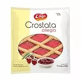 Lago 1968, Crostata alla Ciliegia 350 g, Flowpack, Torta Crostata con Confettura di Ciliegie, Pasta Frolla, Prodotto italiano, Senza Olio di Palma