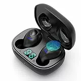 Cuffie Bluetooth, Auricolari Wireless Sport in Ear e Touch Control, IPX7 Impermeabile Incorporato Custodia da Ricarica,Deep Bass HD Stereo,con Microfono insieme aRiduzione del Rumore Funzione