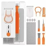 FCXQG Pulisci Tastiera Pc 11 in 1 Set Kit Pulizia Multifunzionale Con Raccoglitore Di Schede Per Un'ampia Gamma Dispositivi Elettronici Keyboard Cleaner Con Rimuovi Tasti Spazzola