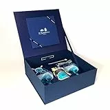 MALFY - Special Pack in collaborazione con Marinella - Gin Malfy Rosa 70cl, foulard Marinella in edizione limitata, 2 Copa Baloon in vetro serigrafati, 1 Jigger, 1 Spoon, 2 Stirrer