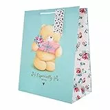 Hallmark Borsa regalo grande per occasioni multiuso: design carino Forever Friends
