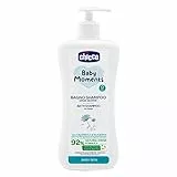 Chicco Baby Moments Bagno Shampoo Senza Lacrime per Cute Sensibile e Capelli Sottili dei Neonati, 0+ Mesi - 750 ml