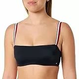 Tommy Hilfiger Top Bikini a Fascia Donna con Ferretto, Blu (Desert Sky), 75C