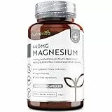 Nutravita Magnesio Citrato 1480 mg - 440 mg di Magnesio Elementare per Dose - 180 Capsule Vegane