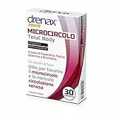 Drenax Forte Gambe Microcircolo Total Body Rosa 03734 30 Compresse, color Rosa, 200 g