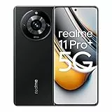 realme 11 Pro+ 5G 12+512GB Smartphone, Fotocamera SuperZoom OIS da 200 MP, Display curvo da 120 Hz, Batteria massiva da 5.000 mAh, Ricarica SUPERVOOC da 100 W, Astral Black, Versione Italiana