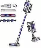 Laresar Elite 1 Aspirapolvere Senza Fili, Scopa Elettrica Senza Fili Potente 26Kpa, Batteria Rimovibile 35Mins, 380W Motore Brushless, con LED