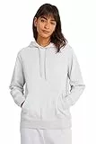 C&A Donna Felpa con Cappuccio Grigio Chiaro Melange S