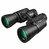 UncleHu Binocolo ad alta potenza 20x50 per adulti con visione chiara, binocolo compatto impermeabile per birdwatching Caccia Viaggi Partite di calcio Osservazione delle stelle con custodia e tracolla…