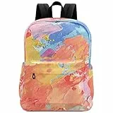 Fustylead Zaino per computer portatile da viaggio Lego a colori, borsa da scuola durevole per uomo e donna per notebook da 15,6 pollici, Pittura acrilica astratta, Taglia unica