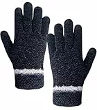 WELLQUA Guanti Invernali in ciniglia per Donna, Guanti Termici a Maglia,Materiale in ciniglia, Resistente e non facile da indossare,Guanti in maglia touch screen nuovi, regalo di Natale