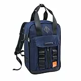 Cabin Max Memphis Zaino da viaggio grande capacità con sistema di compressione interno ideale per bagagli a mano sotto il sedile, poliestere riciclato resistente, Blu, 40 x 20 x 25cm