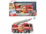 Dickie Toys - Camion dei Pompieri Autopompa Antincendio Giocattolo con Funzione di Spruzzo d'Acqua, Luci & Suoni, 36 cm, 3 Anni, 203308371
