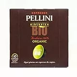 Pellini Caffè - Espresso Pellini Bio Arabica 100% (6 Astucci da 10 Capsule, Totale 60 Capsule), Compatibili Nescafé Dolce Gusto