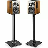 PERLESMITH Supporti universali da pavimento da 60 cm per altoparlanti Surround Sound, Klipsch, Sony, Edifier, Yamaha, Polk e altri diffusori da scaffale, peso fino a 10 kg – 1 paio