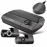 Thinkware F790 Taxi Dash Cam,Full HD 1080p anteriore e posteriore per auto Dash Camera più IR interna Cam, GPS e WiFi integrati, scheda SD da 32 GB,App Android/iOS