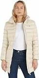 Tommy Hilfiger Mw Padded Global Stripe Coat, Cappotti Imbottiti Donna, Classic Beige, S