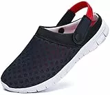 Zoccoli Spiaggia Giardinaggio Pantofole Scarpe da Mare Estate Sandali Scarpette Unisex Clogs Sabot Ciabatte Rosso 42