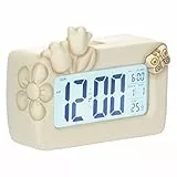 THUN - Orologio Digitale da Comodino - Linea Elegance - Ceramica - 16,1x11,7x6,3 cm h