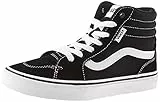 Vans Filmore Hi, Sneaker, Unisex - Bambini e ragazzi, (Suede/Canvas) Black/White, 38 EU