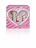 Cofanetto Pink Sugar Glowing Pink con Profumo Eau de Toilette, Glossy Shower Gel e Creamy Body Lotion - 3 prodotti da 50ml